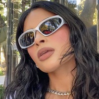 Steampunk Y2K النظارات الشمسية النساء الرجال العلامة التجارية تصميم الرياضة فاسق النظارات الشمسية الصيف للجنسين مرآة نظارات الشمس UV400 Gafas دي سول - Image 4